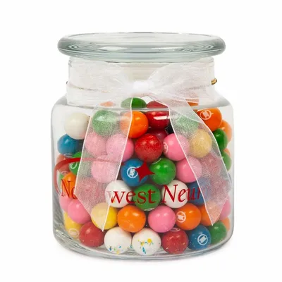22oz. Glass Jar - Rainbow Bubble Gum - Custom T-Shirt Today