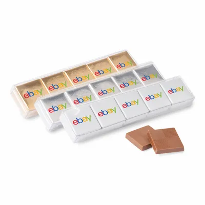 Ten Piece Chocolate Foiled Square Acetate- Full Color - Custom T-Shirt Today