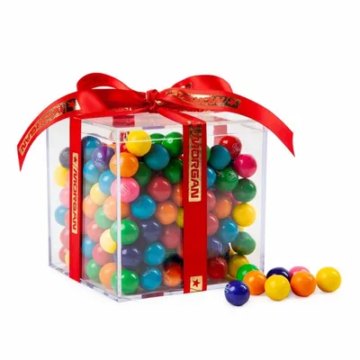 Cube Acrylic Gift Jars - Mini Gumballs - Custom T-Shirt Today