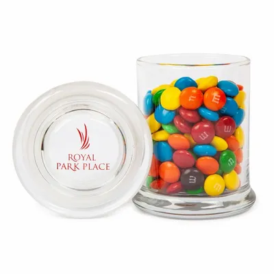 M&M'S® in Glass Gourmet Jar - Custom T-Shirt Today
