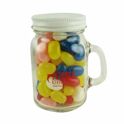 Glass Mini Mason Jars - Gourmet Jelly Beans - Custom T-Shirt Today