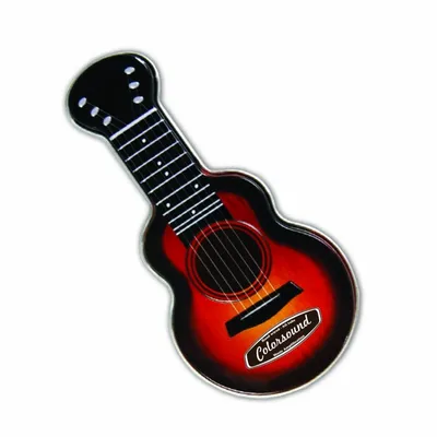 Red Acoustic Guitar Shaped Mint Tin - Custom T-Shirt Today