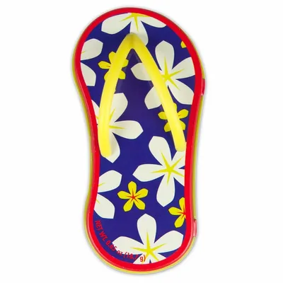 Floral Blue Flip Flop Mint Tin - Custom T-Shirt Today