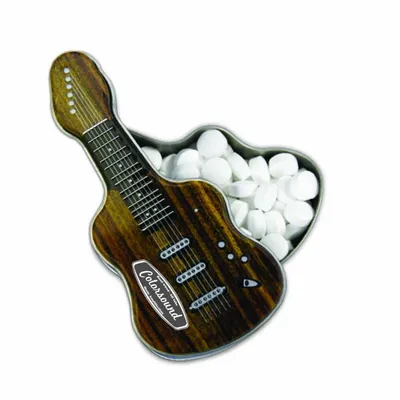 Electric Guitar-Shaped Mint Tin - Custom T-Shirt Today