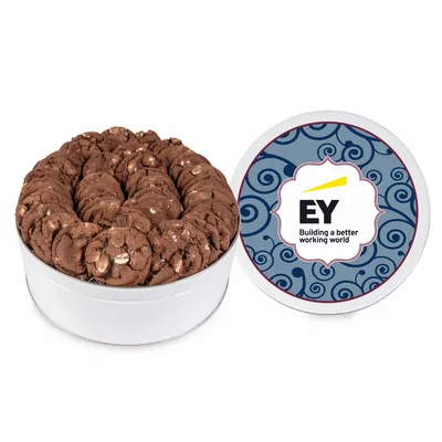 Fresh Beginnings Chocolate Double Chip Cookie Tin (Large) - Custom T-Shirt Today