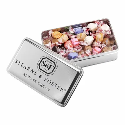 2-Share Tin - Salt Water Taffy/Assorted Fruit Sours - Custom T-Shirt Today