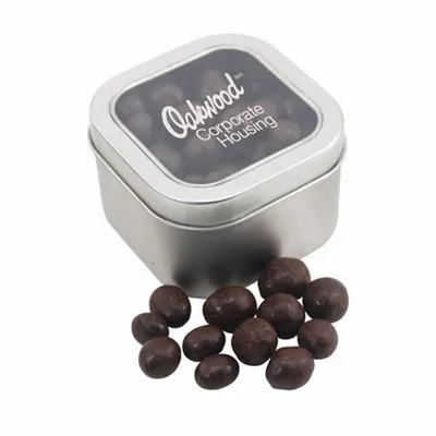 Window Tin with Choc Espresso Beans - Custom T-Shirt Today