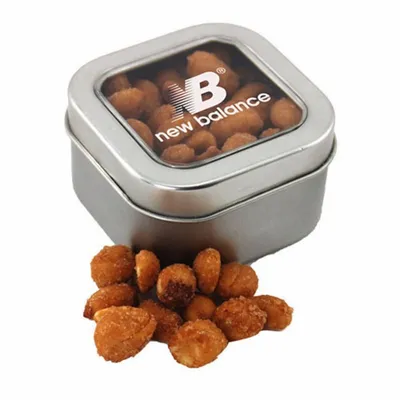 Window Tin with Honey Roasted Peanuts - SBF2500 - Custom T-Shirt Today