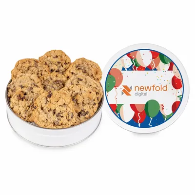 Fresh Beginnings Oatmeal Raisin Cookie Tin (Small) - Custom T-Shirt Today