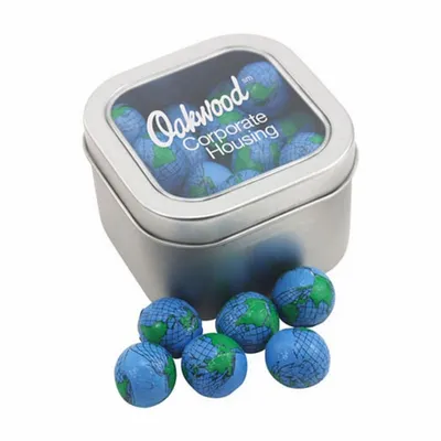 Window Tin with Chocolate Globes - SBF2700 - Custom T-Shirt Today