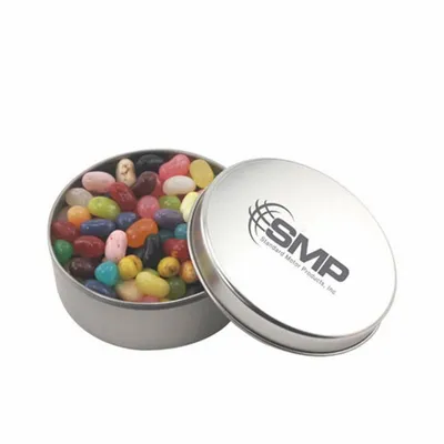 Round Tin with Jelly Bellies - SBF3000 - Custom T-Shirt Today