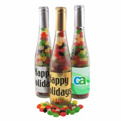 Champagne Bottle w/ Jelly Beans 11" - Custom T-Shirt Today