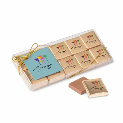 Twenty Piece Chocolate Foiled Square Box-Full Color - Custom T-Shirt Today