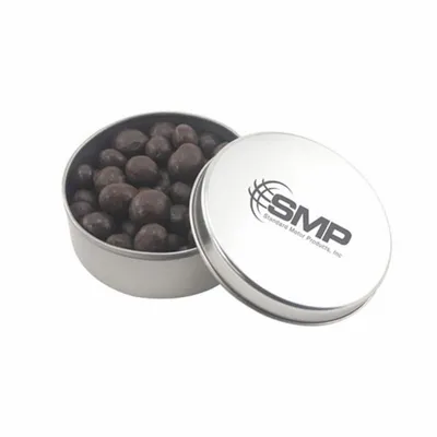 Round Tin with Choc Espresso Beans - SBF3000 - Custom T-Shirt Today