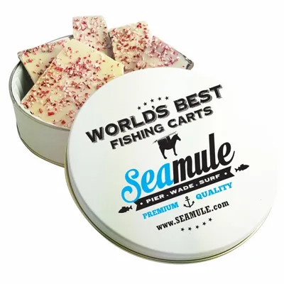 Glad Tidings Tins - Peppermint Bark - Custom T-Shirt Today
