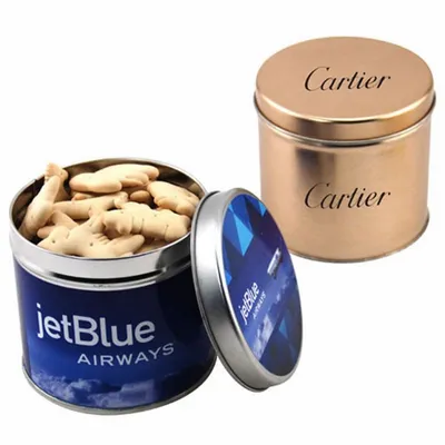 Round Tin with Animal Crackers - SBF4100 - Custom T-Shirt Today