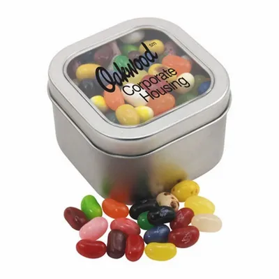 Window Tin with Jelly Bellies - SBF2700 - Custom T-Shirt Today