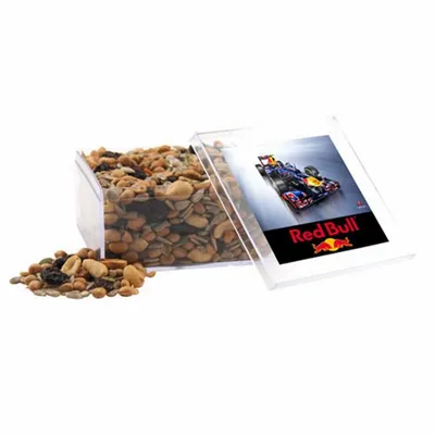 Acrylic Box with Trail Mix - Large - Custom T-Shirt Today