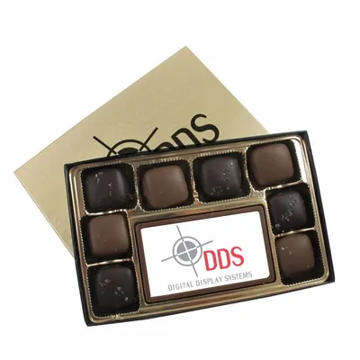 8 Piece Sea Salt Caramels with Digital Printed Centerpiece - Custom T-Shirt Today