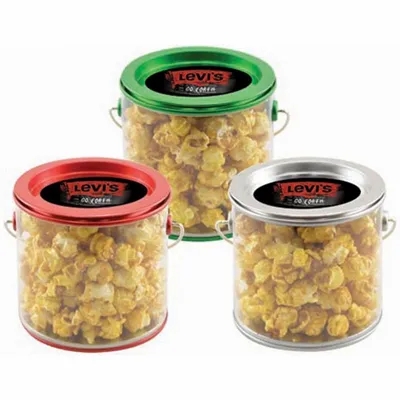 Tin Pail with Caramel Popcorn - Custom T-Shirt Today