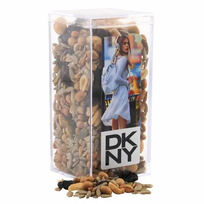 Acrylic Box with Trail Mix - Medium - Custom T-Shirt Today