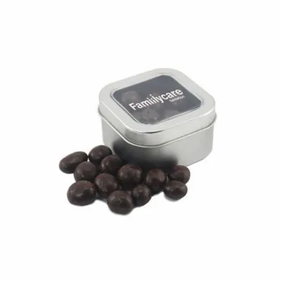 Window Tin w/ Choc Espresso Beans - Custom T-Shirt Today