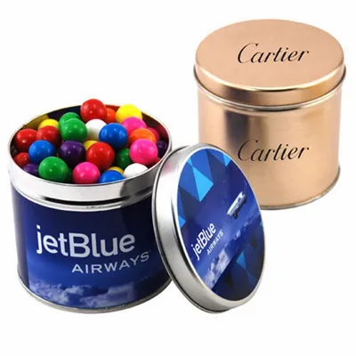 Round Tin with Gumballs - SBF4100 - Custom T-Shirt Today