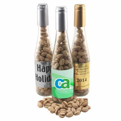 Champagne Bottle with Cashews 11" - Custom T-Shirt Today