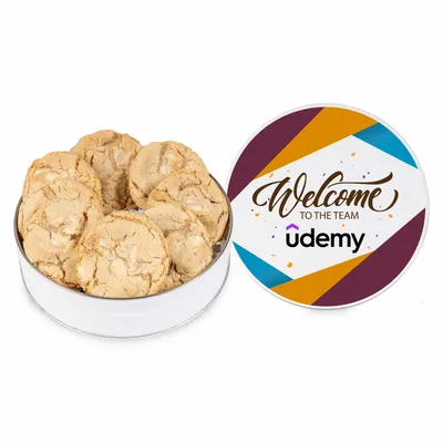 Fresh Beginnings Macadamia Nut Cookie Tin (Small) - Custom T-Shirt Today