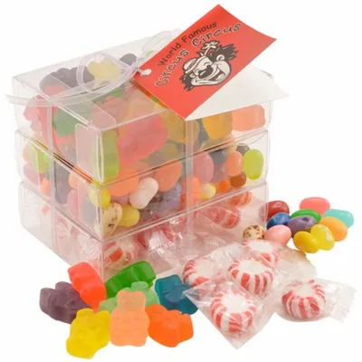 3 Way Candy Stack Acetate Tower - TRB901 - Custom T-Shirt Today