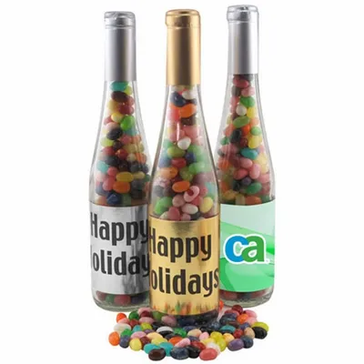 Champagne Bottle w/Jelly Bellies 11" - Custom T-Shirt Today