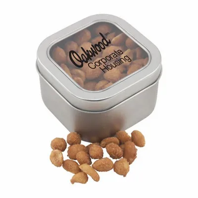 Window Tin with Honey Roasted Peanuts - SBF2700 - Custom T-Shirt Today
