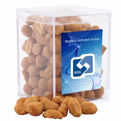 Acrylic Box with Honey Roasted Peanuts - Small - Custom T-Shirt Today
