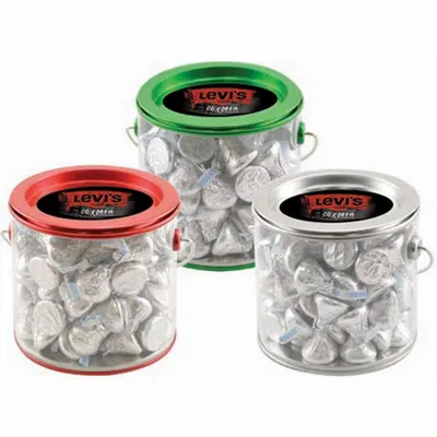 Tin Pail with Hershey Kisses - Custom T-Shirt Today