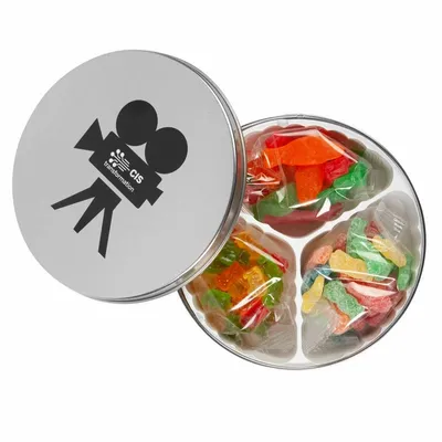 Clever Candy Movie Reel Tin - Confections - Custom T-Shirt Today