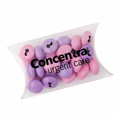 Small Pillow Box with Imprinted Chocolate Buttons - Custom T-Shirt Today