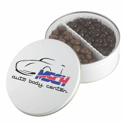 Warm Wishes Tins - Dark Choc Almonds & Milk Choc Cashews - Custom T-Shirt Today