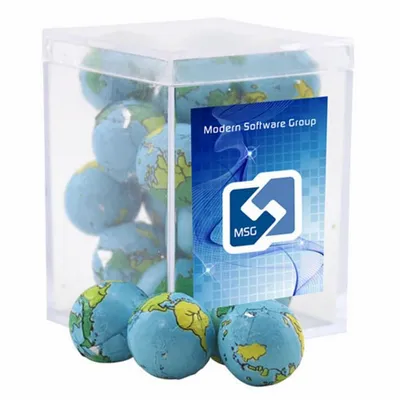 Acrylic Box with Chocolate Globes - Small - Custom T-Shirt Today