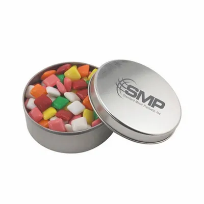 Round Tin with Mini Chicklets - SBF3000 - Custom T-Shirt Today