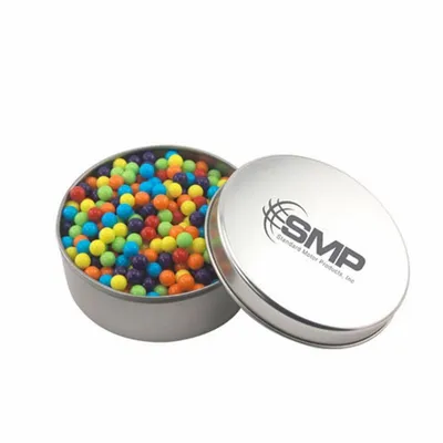 Round Tin with Mini Jawbreakers - SBF3000 - Custom T-Shirt Today