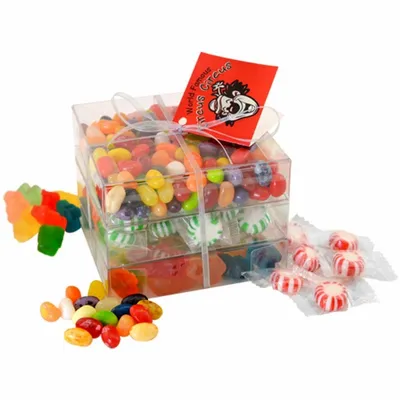 3 Way Candy Stack Acetate Tower - TRB802 - Custom T-Shirt Today