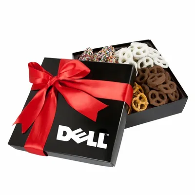 4 Delights Gift Box - Assorted Mini Pretzels - Custom T-Shirt Today