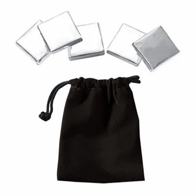 Velour Pouches with Chocolate Squares - Custom T-Shirt Today