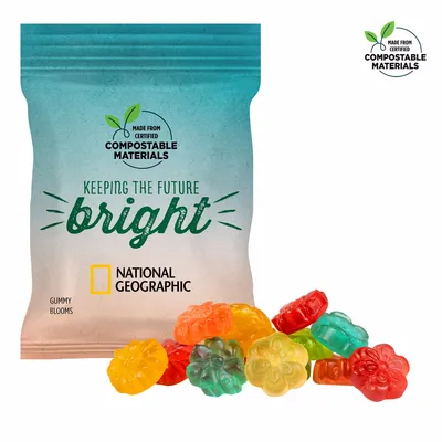 2oz. ECO-Digibag, Compostable & Full Color, Gummy Blooms - Custom T-Shirt Today