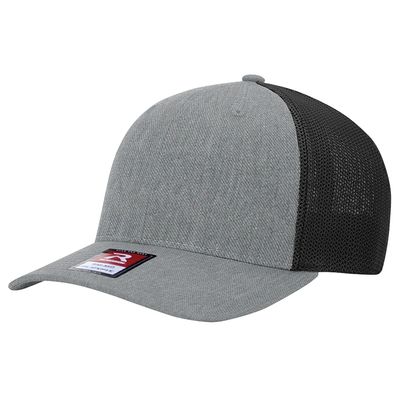 HEATHER GRAY / NAVY HEATHER GRAY / NAVY - Custom T-Shirt Today