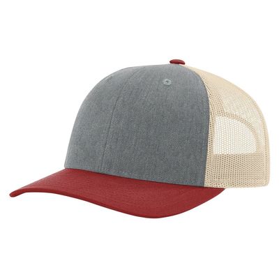 HEATHER GRAY/BIRCH/CARDINAL HEATHER GRAY/BIRCH/CARDINAL - Custom T-Shirt Today