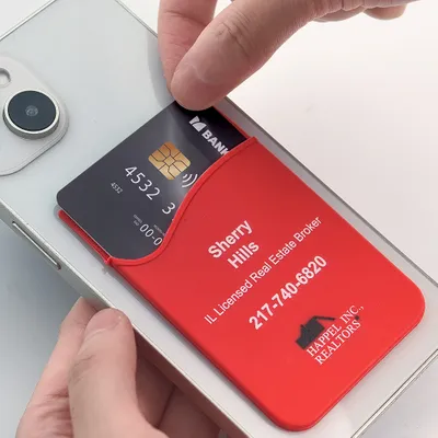 Silicone Phone Wallet Card Holder - Custom T-Shirt Today