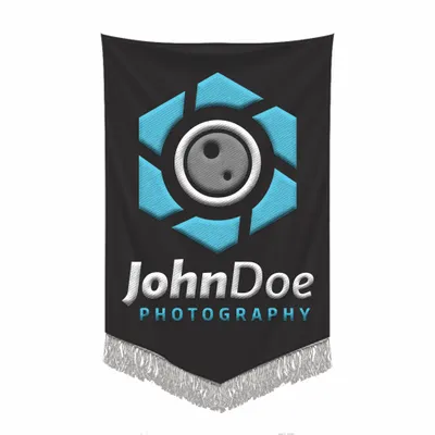 Embroidered Pennant - Custom T-Shirt Today