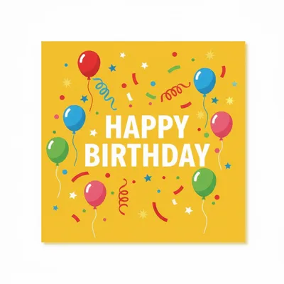 Happy Birthday Napkins - Custom T-Shirt Today