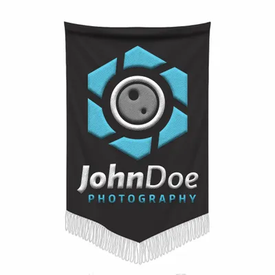 Embroidered Pennant - Custom T-Shirt Today